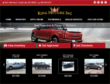 Tablet Screenshot of kingmotors.net